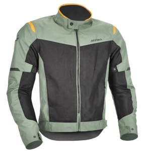 GIACCA MOTO ACERBIS ESTIVA TRAFORATA NEW CE RAMSEY VENTED 2.0 VERDE GIALLO TG L - Bild 1 von 9