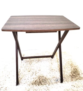 MAINSTAYS FOLDING XL AND L TABLES SET - ONLY $23 FOR 2 TABLES!! - Picture 1 of 4