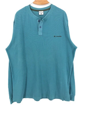 COLUMBIA Hombre Pullover Jumper De Cuello Redondo Azul Talla L - Imagen 1 de 4