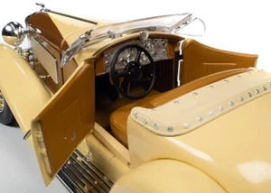 Auto World escala 1/18 1935 Duesenberg SSJ Speedster en oro Yukón y chocolate - Imagen 1 de 9