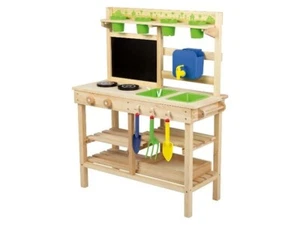 Spielküche Outdoor Matschküche Holz Holzküche Waschbecken Garten Kinder Neu OVP - Bild 1 von 11