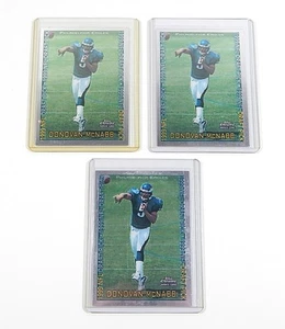 Lote de (3) Topps 1999 cromo Donovan McNabb RC #147 - Imagen 1 de 2