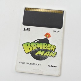 PC Engine Hu BOMBERMAN Card Only d140 pe