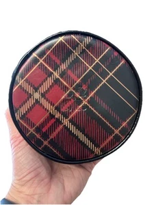 NWT Patricia Nash Multicolor Plaid Round Zip Travel Jewelry Case - Picture 1 of 15