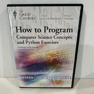 The Great Couses- How to Program Computer Science & Python exercises DVDs ONLY - Imagen 1 de 3