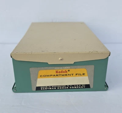 MCM Vintage Kodak Metal Compartment File for 35mm Slides Good Condition  - Image 1 of 4