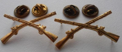 AMICO (American Insignia Co.) conjunto combinado de insignia de oficial de infantería del ejército” Foto 1 de 3