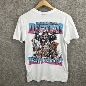 Mishka MNWKA T-Shirt Mens Medium White Skater Eyeball Streetwear Tee NEW - Picture 1 of 7