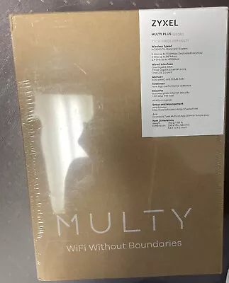 Zyxel Multy X Tri-Band AC3000 Home Wi-Fi Mesh System WSQ60FREE SHIP - Image 1 of 4