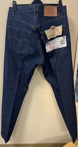 Levis 505 0217 Vintage Red Tag Men 40 X 34 Blue Denim Jeans NWT - Picture 1 of 8