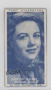1948 Turf Film Favourites Tobacco Dorothy Malone #8 z6d
