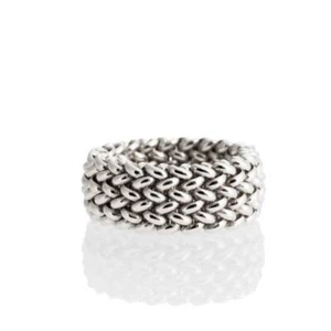 Anello Maglia Chicco di Riso in Argento Sterling 925 UNOAERRE - Foto 1 di 9