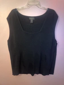 Women’s Plus Size Finity Black Tank Top Size 3X - Picture 1 of 3