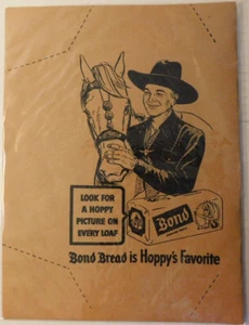 Hopalong Cassidy Bond Bread copertina libro inutilizzato - Foto 1 di 2