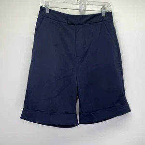 Walter Baker Annis Pant Cuffed Shorts Size 6 Navy Pockets New $148 - Picture 1 of 8