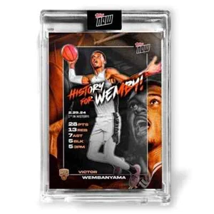 2023 Topps Now #VW-3 Victor Wembanyama San Antonio Spurs ROOKIE RC - Imagen 1 de 1