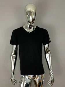 Pok'Art Natural UV Blocker Bamboo Black Simple T Shirt Size M - Picture 1 of 4