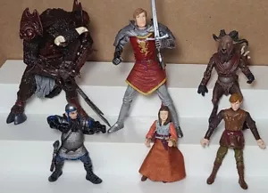 6 CHRONICLES OF NARNIA Movies Disney Figures Prince Caspian Tyrus Susan Minotaur - Picture 1 of 7