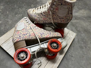 Rye Patins Brazil Roller Skates Llve Theme Canvas Brazil Size 36 EU 38 RARE  - Picture 1 of 11