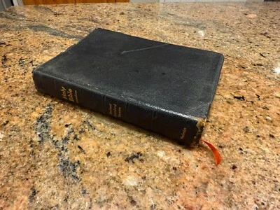 AJ Holman HOLY BIBLE RSV Concordance Persian Grain Leather Verse Reference 1962 - Image 1 of 4