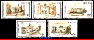 1164-68 MALTA 2004 WAYSIDE CHAPELS, CHURCHES, ARCHITECTURE, MI# 1345-49, SET MNH - Picture 1 of 1