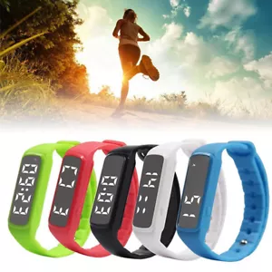 OROLOGIO PEDOMETRO CONTAPASSI CONTA TIME CALORIE PASSI DISTANZA 3D vg - Foto 1 di 8