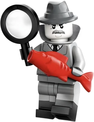LEGO Series 25 Film Noir Detective Private Eye Minifigure (71045) New CMF - Image 1 of 3