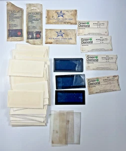 Vintage Welding Cover Plate Filter Lens Lot 62 Jackson Green Diamond Blue Star - Picture 1 of 8