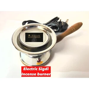 ELECTRIC INCENSE BURNER SIGDI-MABKHARA FOR/BAKHUR/OUD/FRANKINCENSE/LOBAN/RESINS - Picture 1 of 11