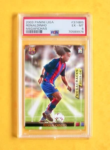374 BIS RONALDINHO / F.C. BARCELONA / PSA 6 / MEGACRACKS 2003-2004 03 04 /PANINI - Imagen 1 de 2