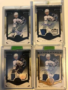15-16 Upper Deck Artifacts #96 MARK SCHEIFELE LOT(13) Black Auto Tag Patch 1/1 + - Picture 1 of 4