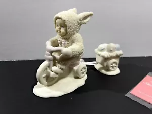 Department 56 Snowbabies Bunny Express #26287 Porcelain Figurine - Picture 1 of 9