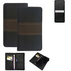 Wallet Case for Oppo A72 Protective Case + Cell Phone Case Brown Booklet Snap Ca