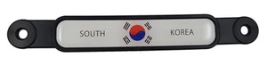 Korea South Korean Flag Emblem Screw On Car License plate Decal badge - Imagen 1 de 4