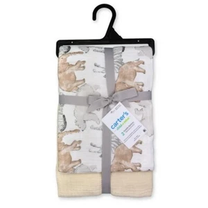 Mantas envolventes de muselina 100 % algodón 'Safari' para bebés (paquete de 2) nuevas con etiquetas - Imagen 1 de 3