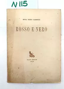 Rosa Neris Sabbietti Rosso e nero Guanda 1948 - Imagen 1 de 6
