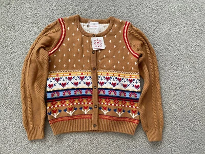 Cárdigan Hanna Andersson 140/10 Suéter Suave Mezcla Lana Foto 1 de 4