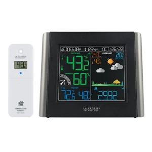 V11-TH La Crosse Technology Remote Monitoring Color Weather Station LTV-TH5i - Picture 1 of 23
