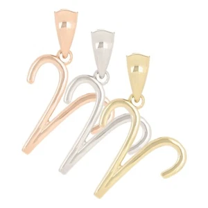 14k Yellow White or Rose Gold Zodiac Sign Aries Charm Pendant 0.8 gram - Picture 1 of 13