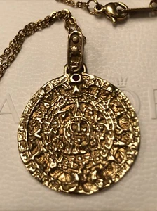 Anhänger Medaillon UNIKAT 585 Gelbgold Roter Rubin 8,3g massiv & Kette Etui - Bild 1 von 18