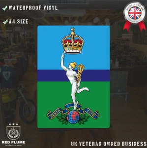 Royal Signals A4 size Waterproof Vinyl Sticker/Decal - Picture 1 of 1