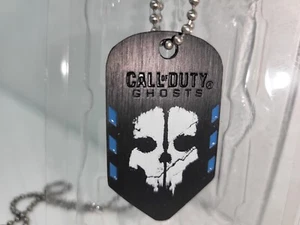 NEU COD CALL OF DUTY GEISTER METALL ROBUSTE HUNDEMARKE MIT 14 ZOLL HALSKETTE KETTE 7J - Bild 1 von 6