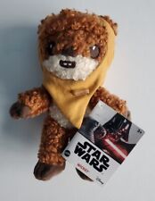 Disney Star Wars Wicket Ewok Plush Character Stuffed Toy 8”  Mattel Age 3+ NWT
