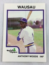 1987 Wausau Timbers-Midwest League Baseball ProCard#1139-Anthony Woods