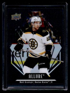Matt Grzelcyk 2022 UD Allure Black Rainbow  #18 Boston Bruins