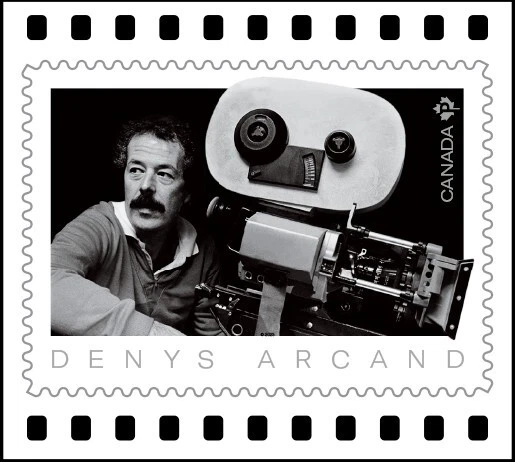 DENYS ARCAND = CINEASTA = Corte cuadrado único del folleto MNH Canadá 2023 Foto 1 de 1