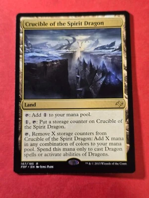 2015 Magic The Gathering Fate Reforged #167 Crucible of the Spirit Dragon, Rare - Image 1 of 3