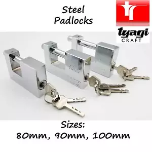 Schwerlast Rostschutz Vorhängeschloss Hochsicherheit Bügelschloss 80 mm 90 mm 100 mm - Bild 1 von 11