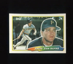 1988 TOPPS BIG BASEBALL SERIES 3 #184 ANDY VAN SLYKE PITTSBURGH PIRATES - Picture 1 of 2