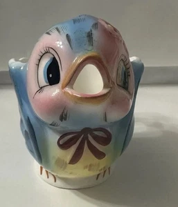 Blue Bird Milchkännchen Geo Z. Lefton of Happiness #290 1950’s Anthropomorphic Vintage - Bild 1 von 14
